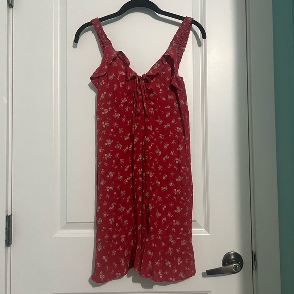 American Eagle Red Dress Size Extra‎ Small New with Tags - Picture 2 of 7